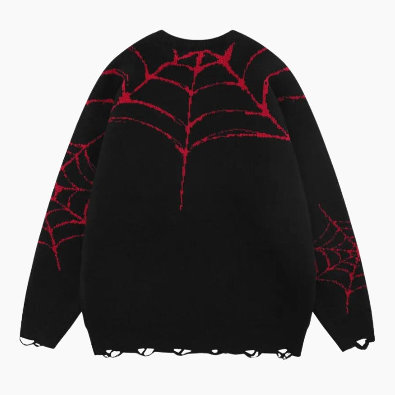 Pull Y2K edition &#39;Spiderman Noir&#39;