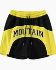 Short Y2K 'Mountain' yellow