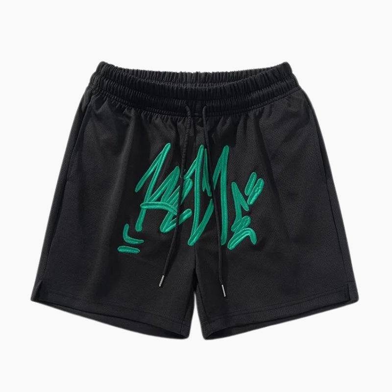 Short Y2K &#39;Street Vibes&#39; black