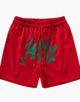 Short Y2K 'Street Vibes' red