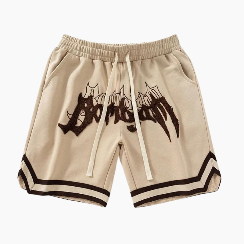 Short Y2K &#39;Streetwear&#39; beige