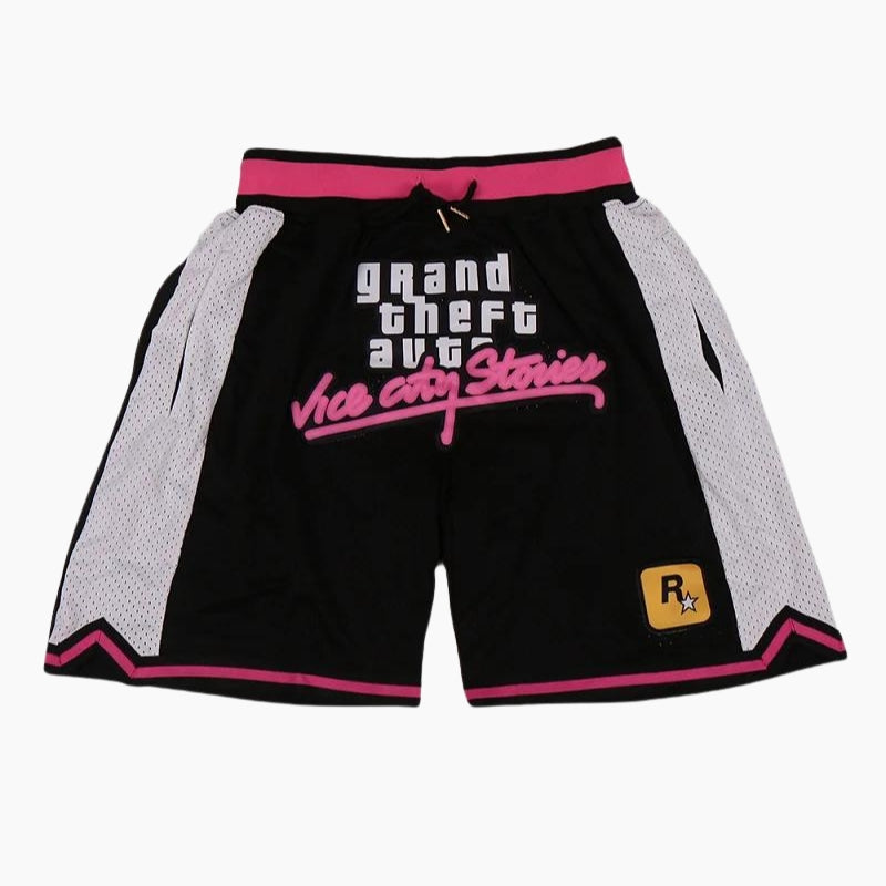 Short Y2K &#39;Vice City&#39; Noir