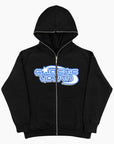 Y2K 'Galactic Youth' black and blue hoodie