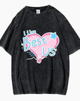 Y2K T-Shirt 'Best Us Heart'