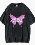 Y2K 'Butterfly Rose' T-Shirt