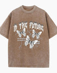 Y2K 'In The Future' T-Shirt brown