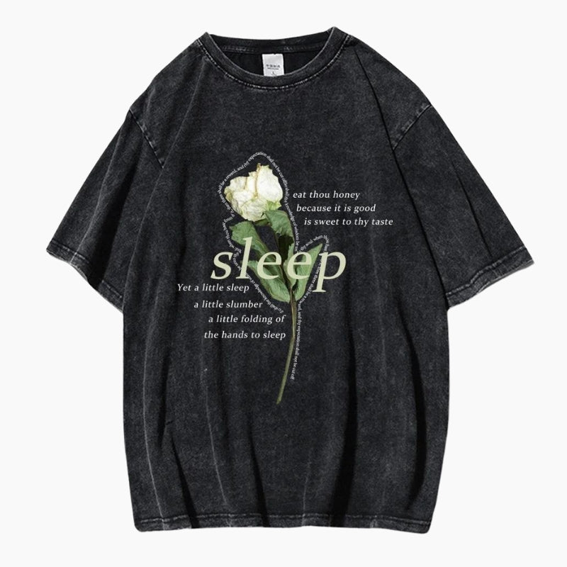 Y2K &#39;Sleep Blossom&#39; T-Shirt