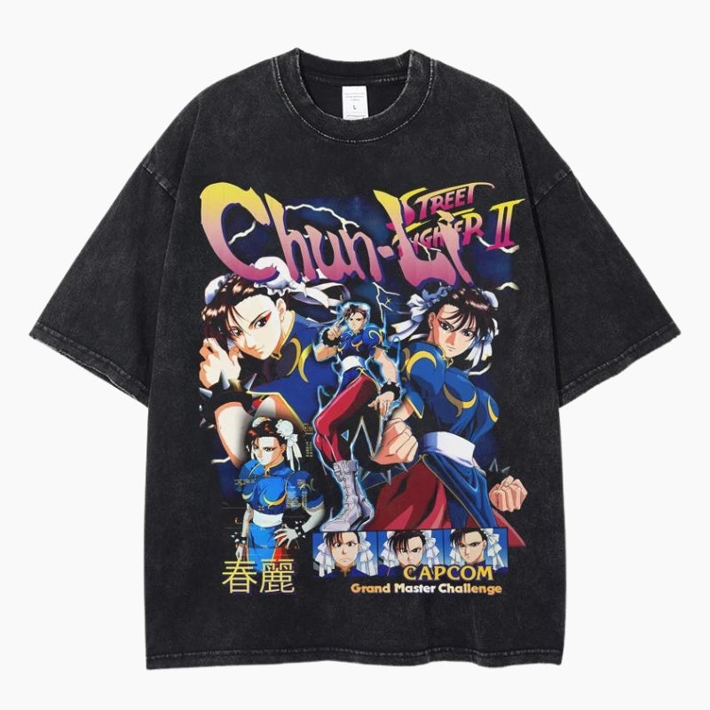 Y2K &#39;Street Fighter II Chun-Li&#39; T-Shirt