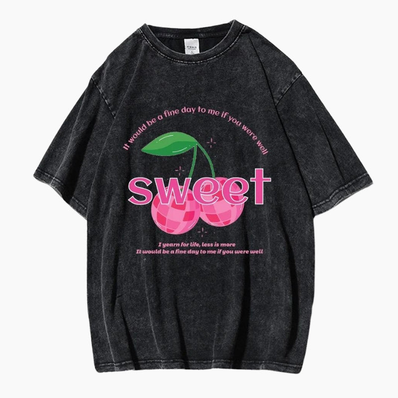 Y2K &#39;Sweet Cherries&#39; T-Shirt