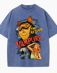 Y2K 'Vampurr' Blue T-Shirt