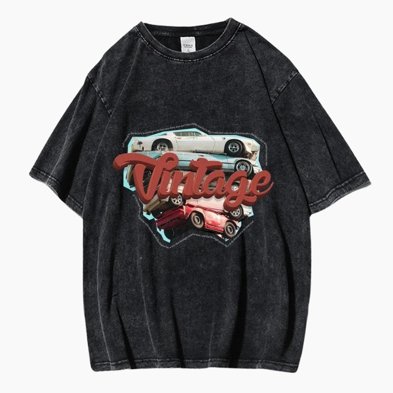 Y2K T-Shirt &#39;Vintage Rides&#39;