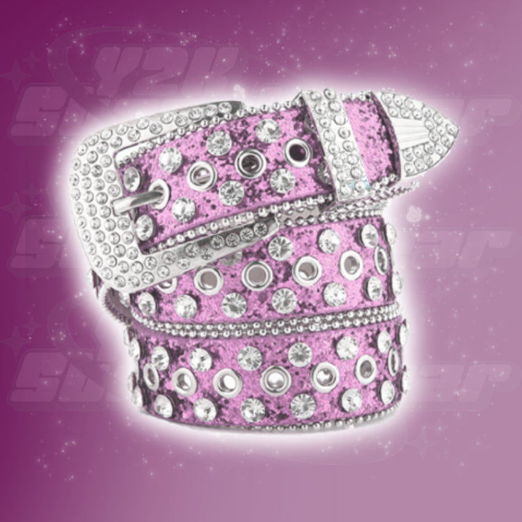 Pink diamond belt