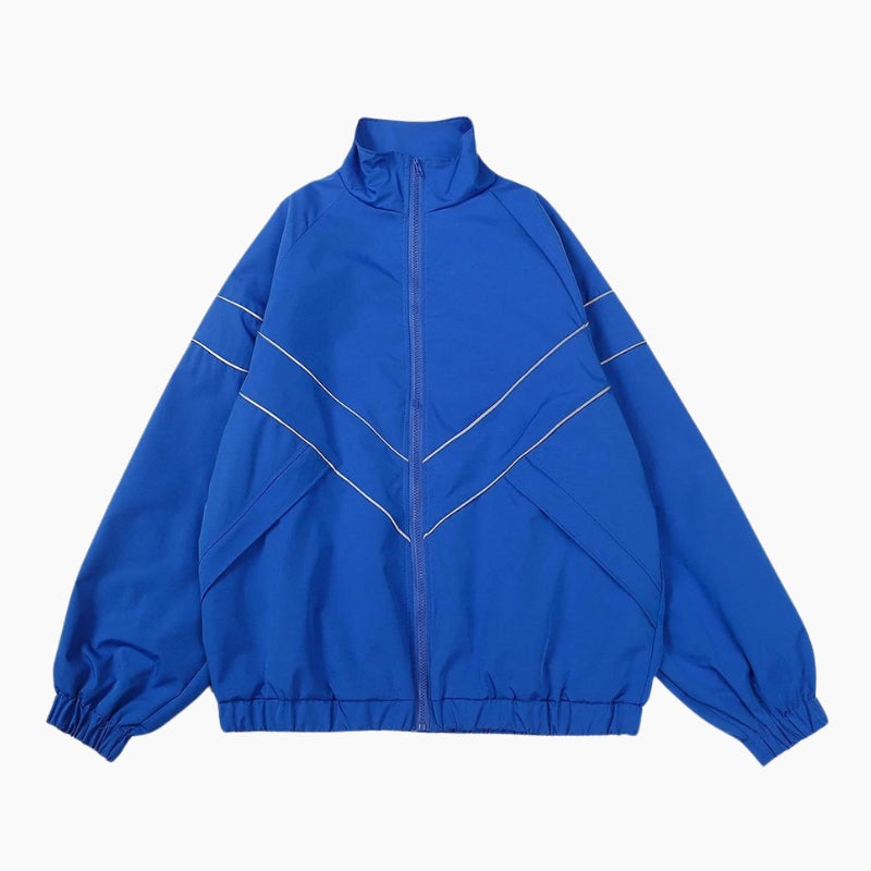 Y2K &#39;Blue V-Line&#39; Jacket