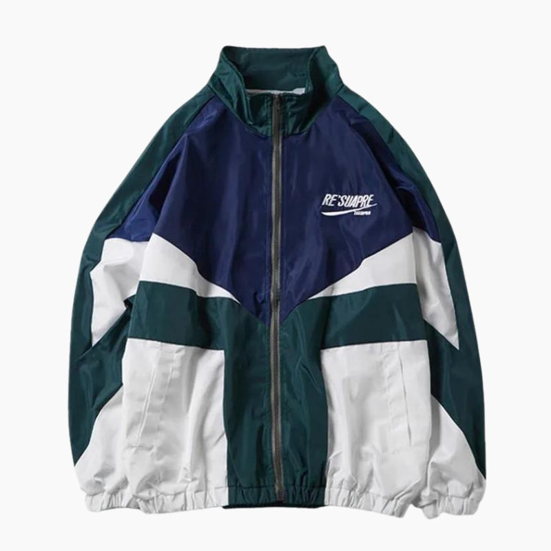 Y2K &#39;Classic Windbreaker&#39; green jacket