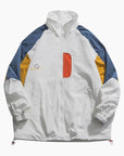 Y2K 'Colorblock Fusion' Jacket