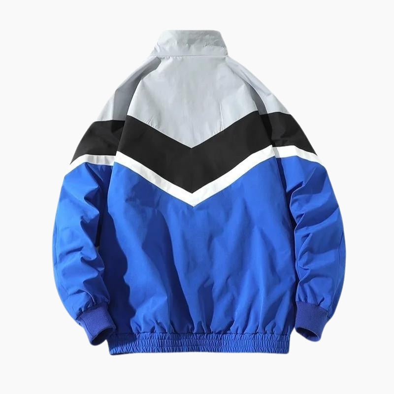 Y2K &#39;Dynamic Stripes&#39; Jacket