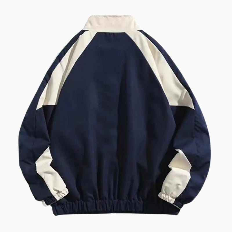 Y2K &#39;Navy Block&#39; Jacket